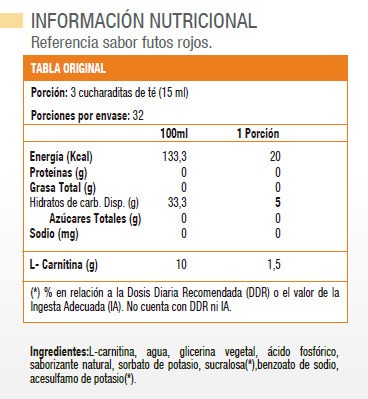 Liquid Carnitine 3000 - Imagen 2
