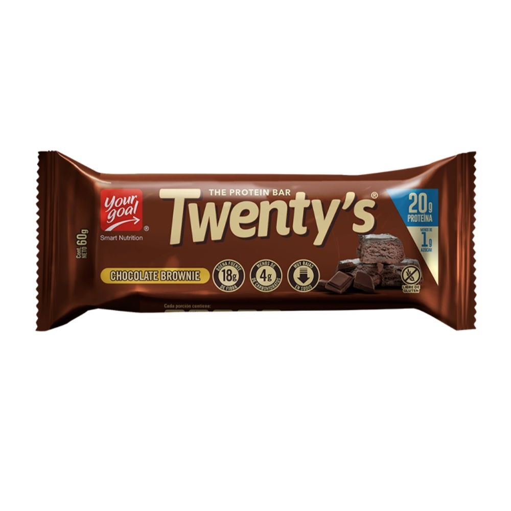 PROTEIN BAR TWENTY´S CHOCOLATE BROWNIE