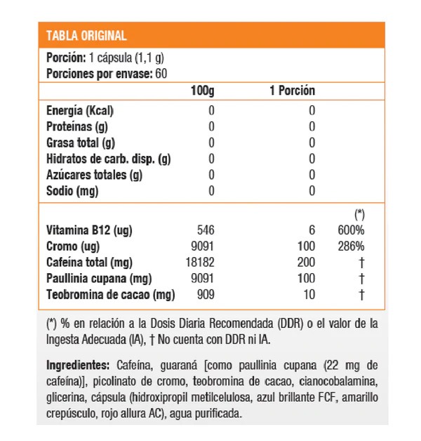 Lipo 6 Black Ultra 60 - Imagen 2