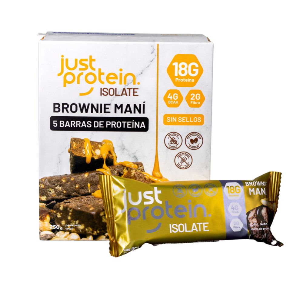 BARRA JUST PROTEIN BROWNIE MANI - Imagen 2