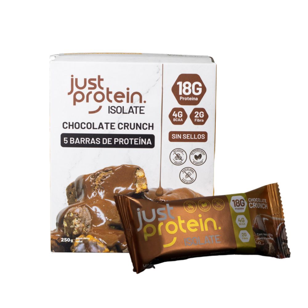 Barra JUST PROTEIN chocolate crunch - Imagen 2