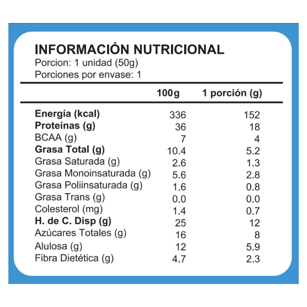 BARRA JUST PROTEIN BROWNIE MANI - Imagen 3