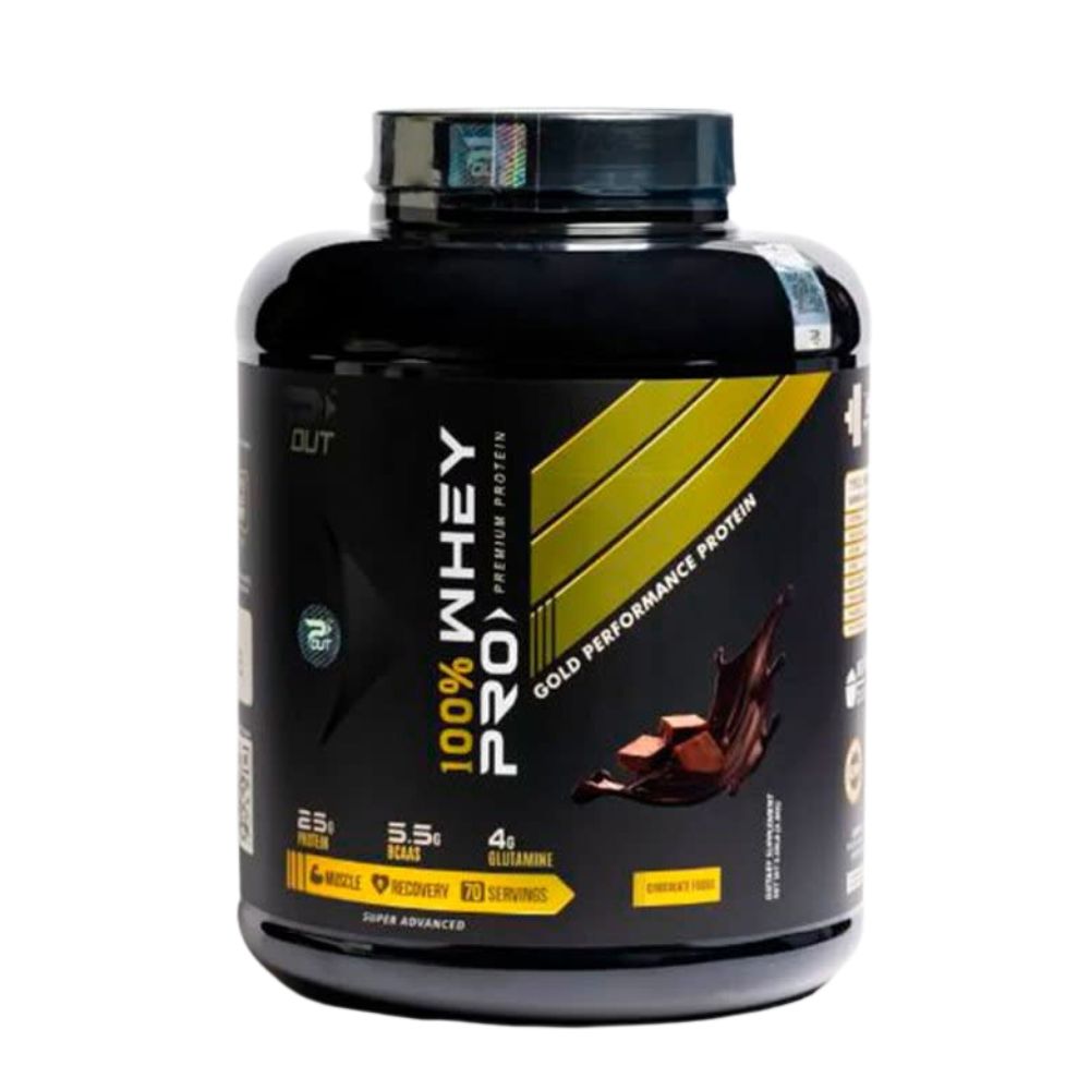 Whey Protein P-Out 5lbs 70 serv chocolate
