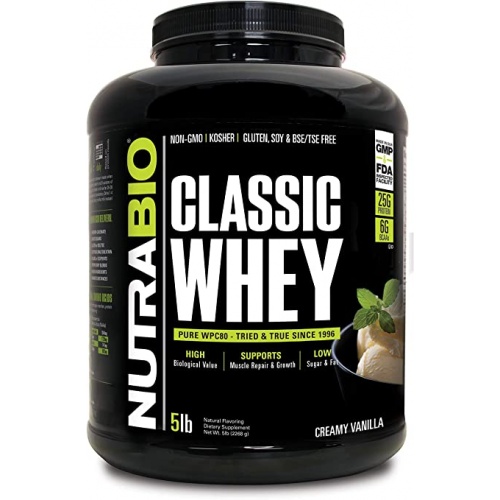 PROTEINA WHEY NUTRABIO 5 LBS VAINILLA