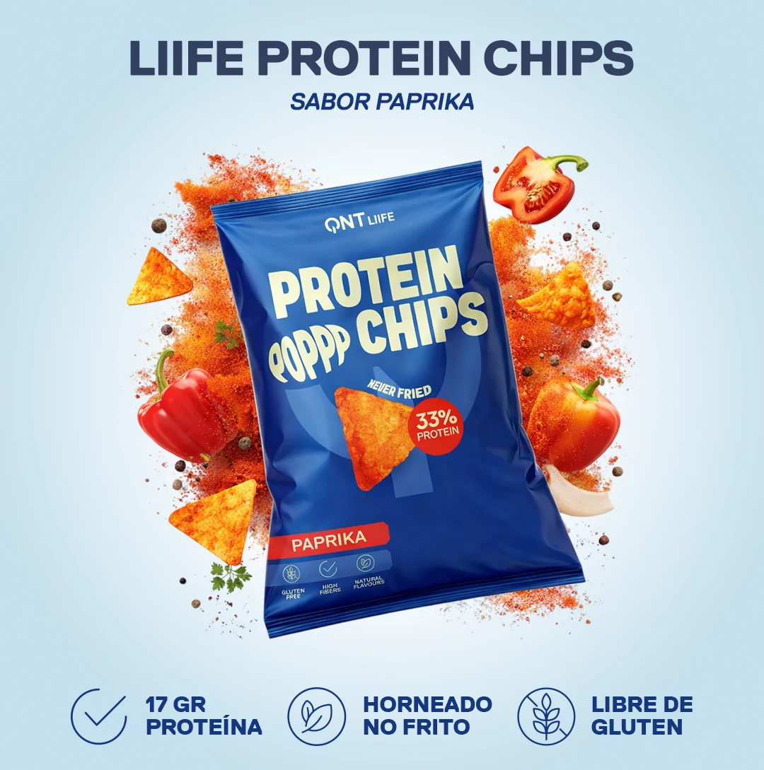 Protein Chips 12 x 50 gr. Snack salado con 16,5 gr de proteína - Imagen 3