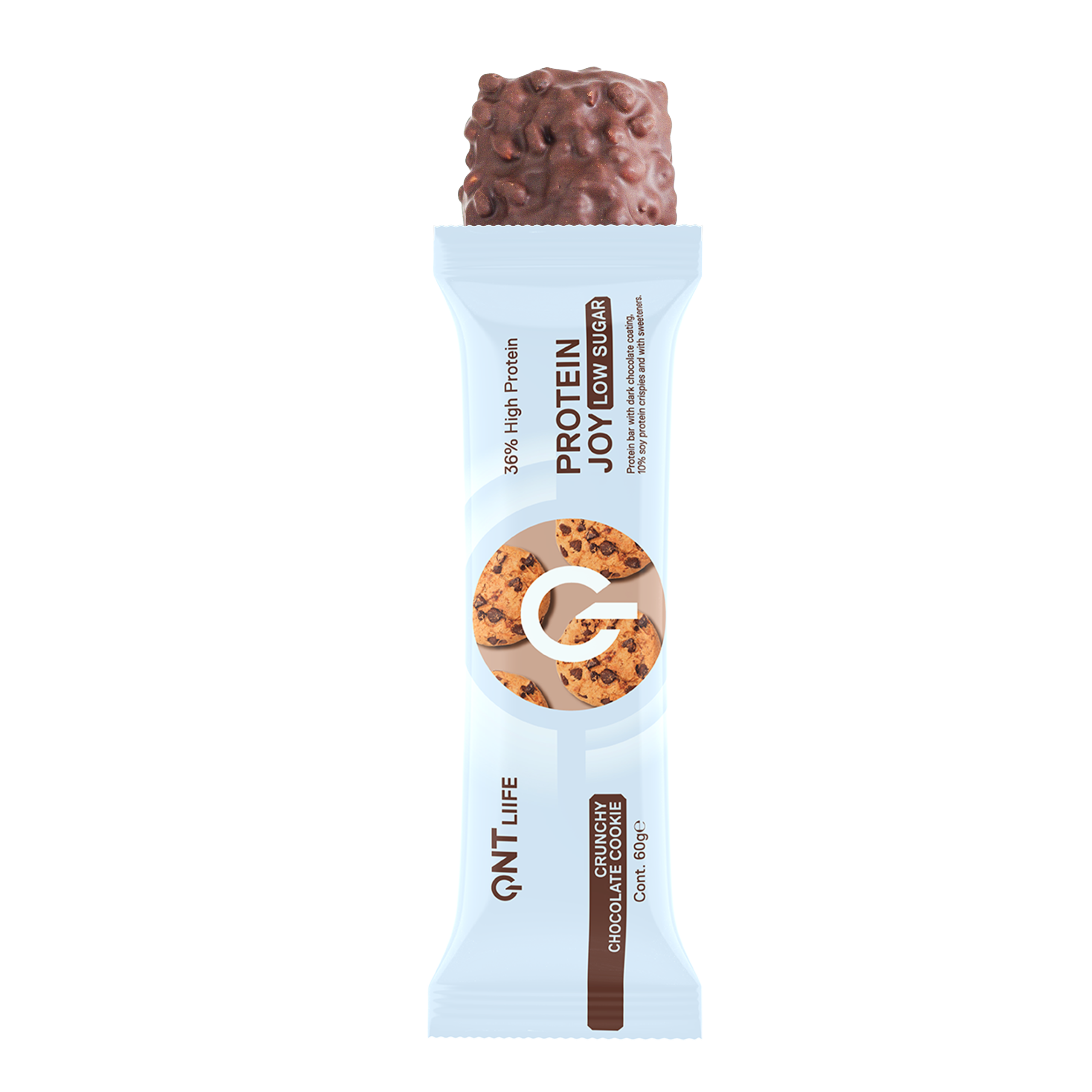 Caja de 12 barras de proteína Joybar cookies 12x60gr - Imagen 2