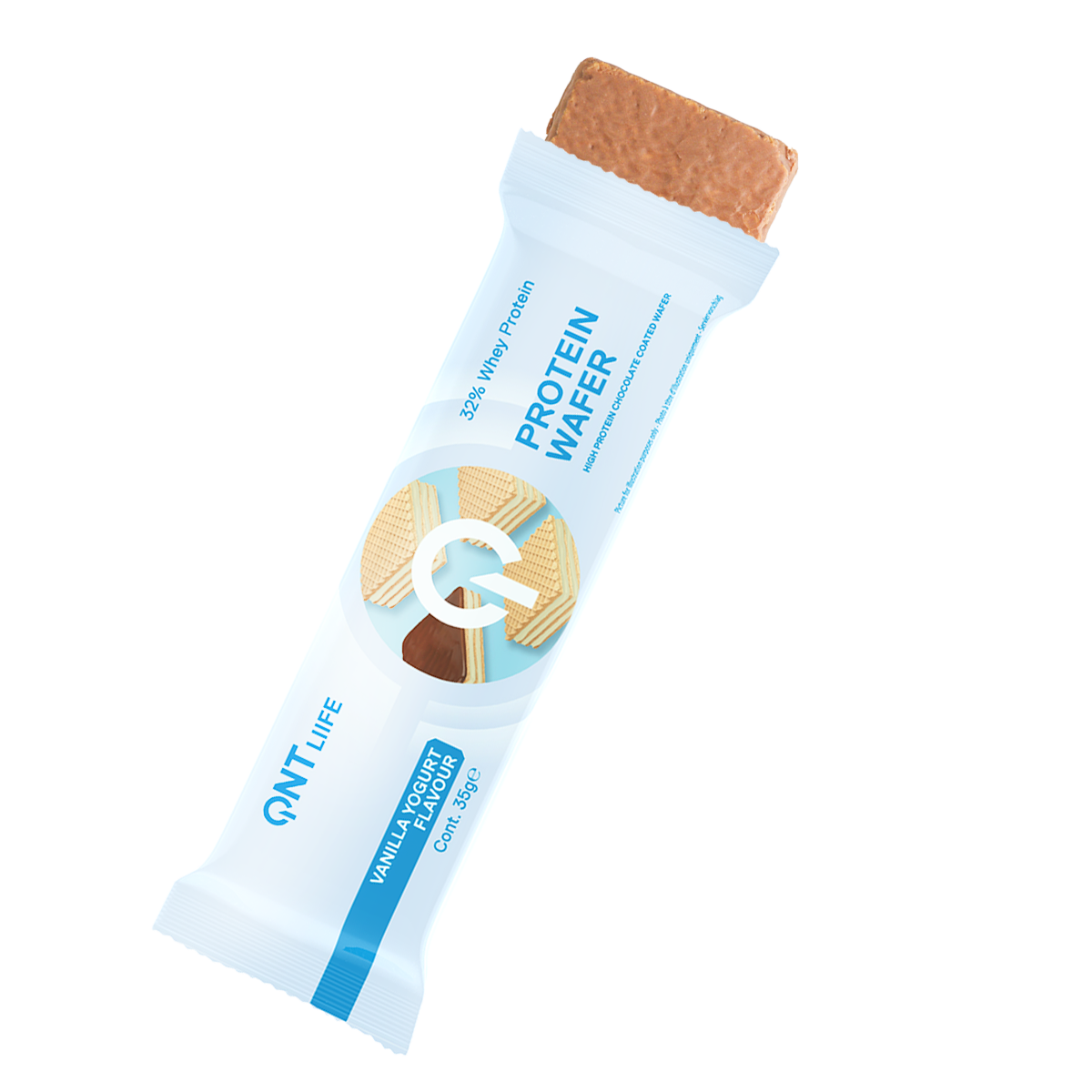 Caja De 12 Barras De Proteína Wafer Bar VAINILLA YOGURT 12x35 Grs - Imagen 2
