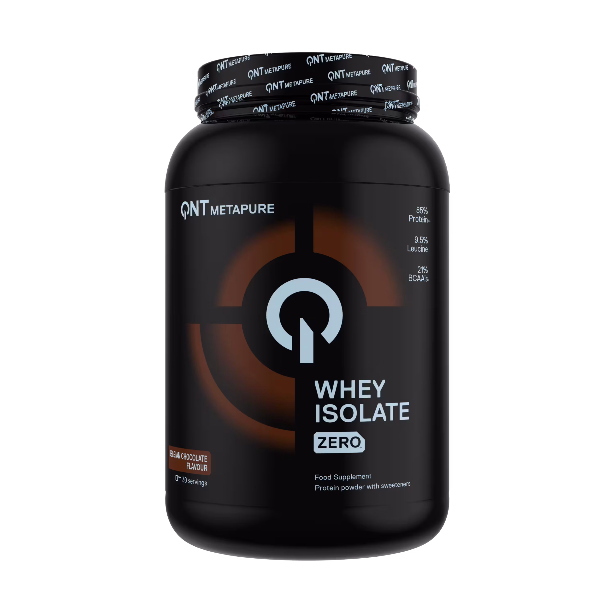 PROTEÍNA WHEY ISOLATE ZERO METAPURE QNT CHOCOLATE 30 SERVICIOS 908 G